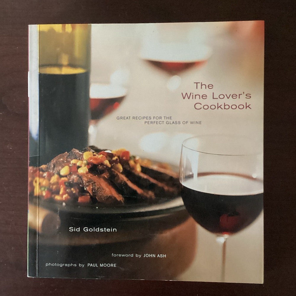 The Wine Lover's Cookbook with ideas to pair your wine & food & recipes ideas.